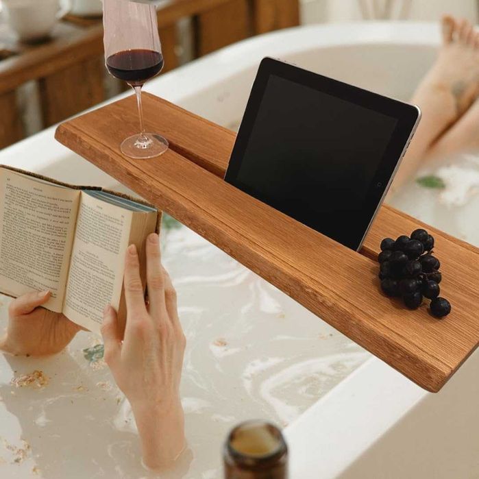 Półka na wannę / szafka / podpórka / organizer /uchwyt/75x20cm !A1829!