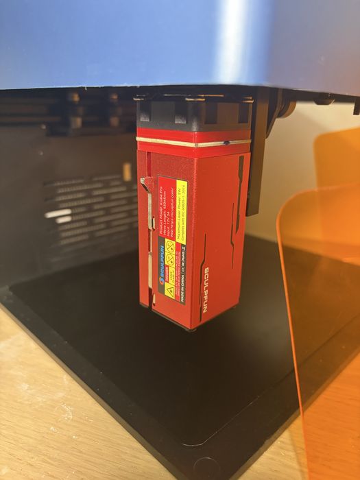 iCube 5W Laser + Ventoinha Extração 75mm + Tubo 3m