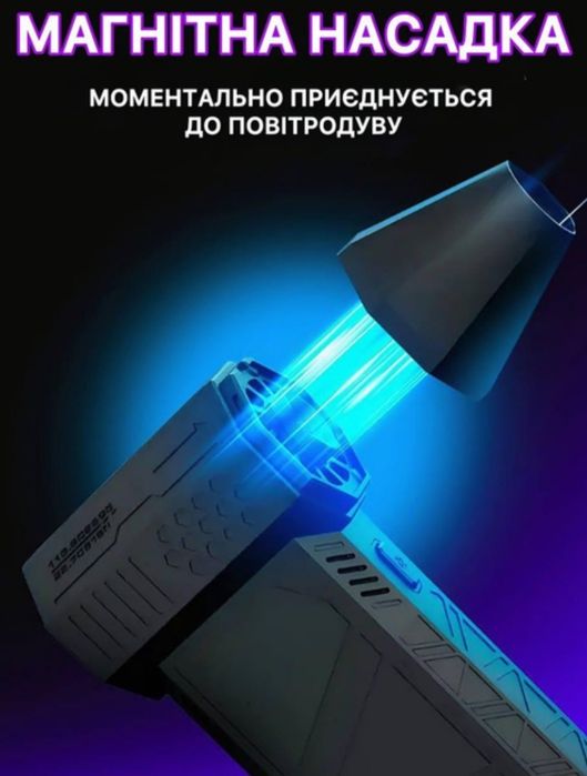 Повітродувка портативна акумуляторна,турбовентилятор UKC