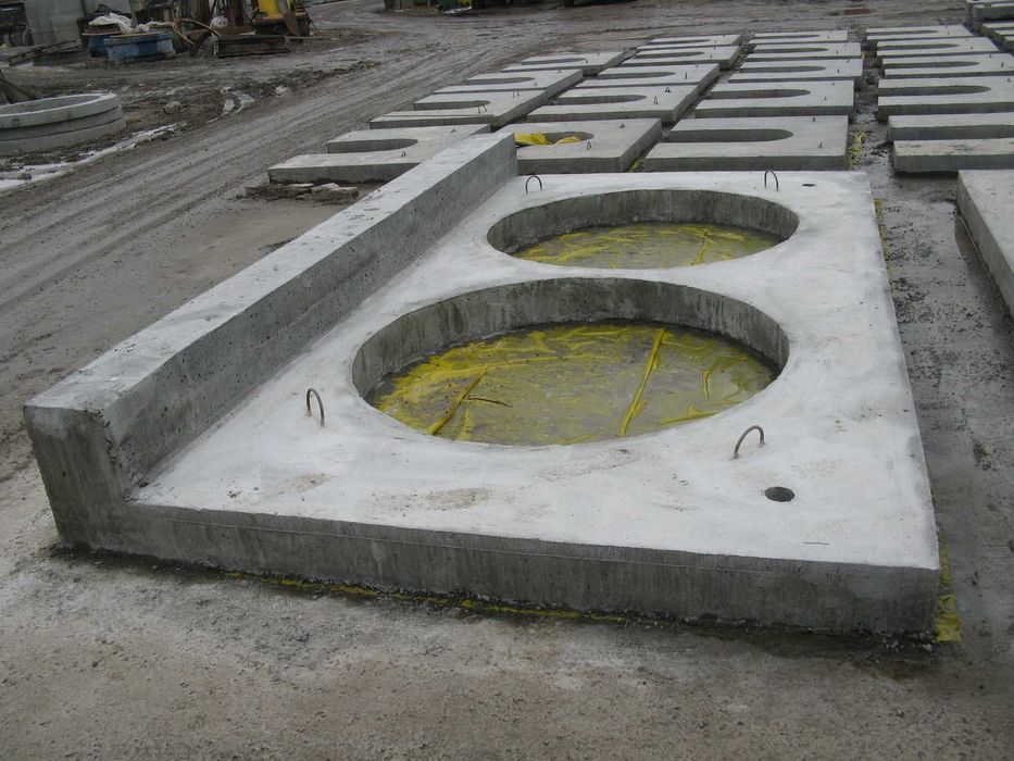 murek ścianka przepustu wylot pod rurę mostek betonowy śląsk