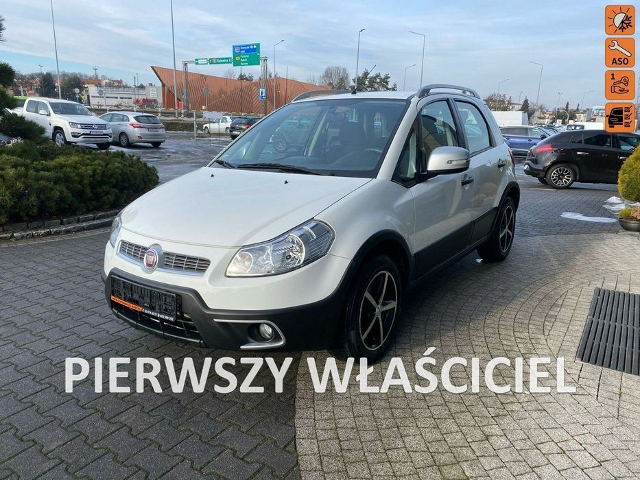 Fiat Sedici klimatyzacja, benzynka, el. szyby + lusterka, hak