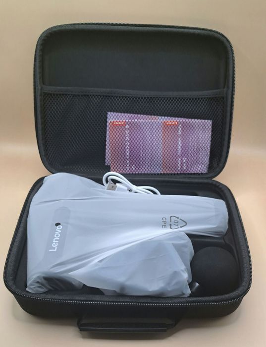 Массажер lenovo, перкусійний масажер пістолет