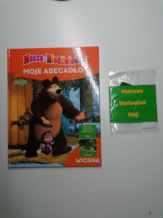 Nr 48,49, 51Masza i Niedźwiedź MOJE ABECADŁO nr 51 WIOSNA
