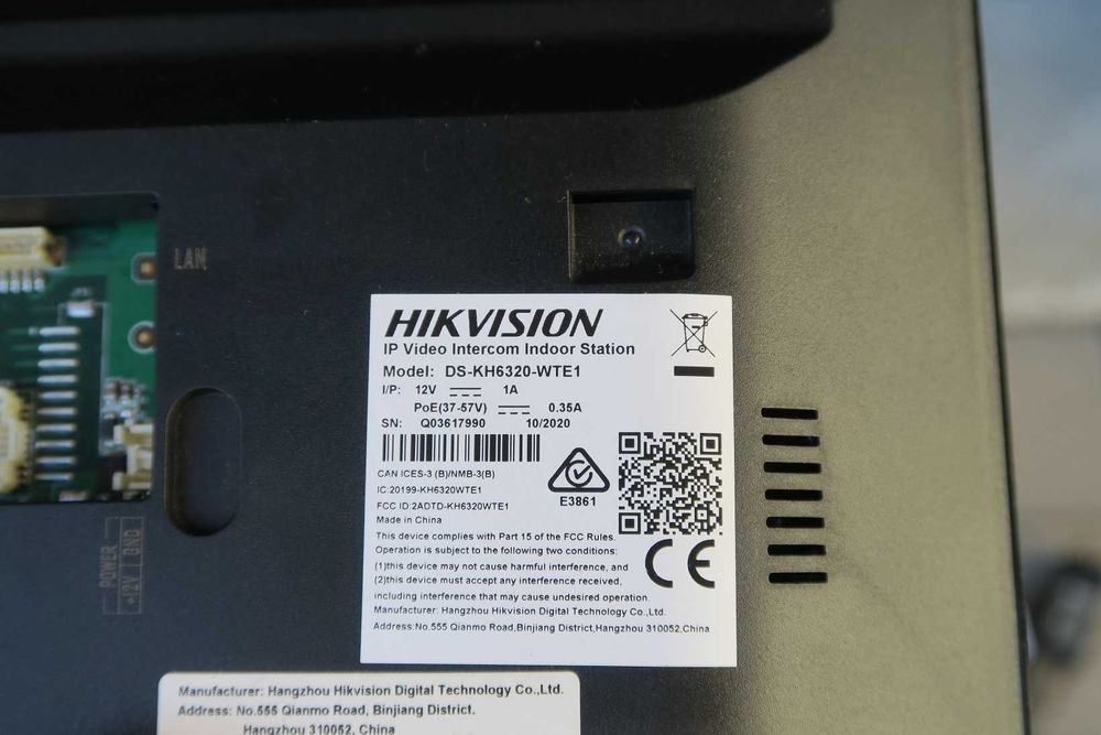Wideodomofon Hikvision wifi