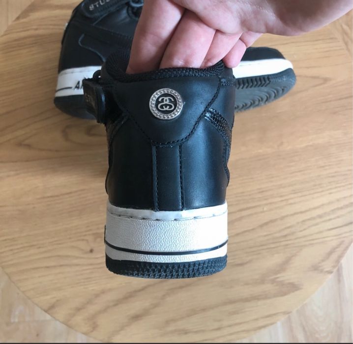 Nike Air Force 1 Mid Stussy Black White