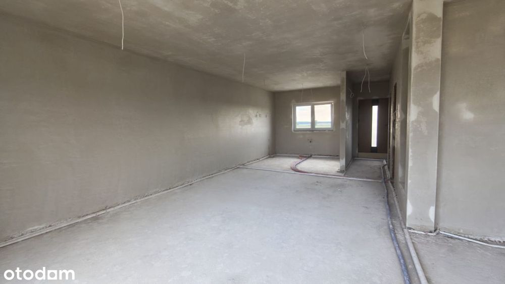 Nowoczesny dom w zabudowie bliźniaczej 115m² z pompą ciepła