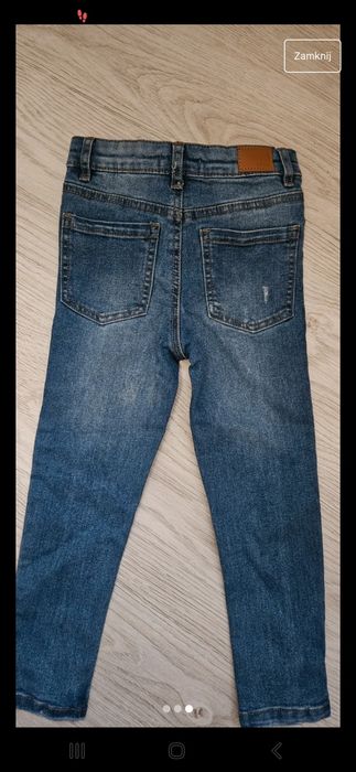 Spodnie jeansowe r 110