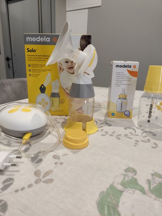 Bomba elétrica solo + biberão com tetina