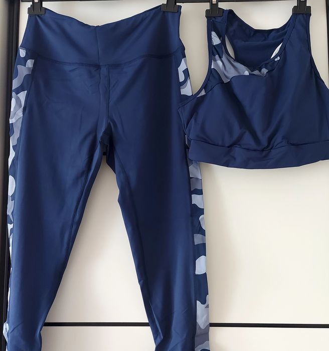 Strój sportowy na fitness, rower do biegania nowy M/L