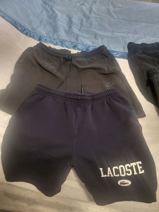 Calções lacoste azuis M, calções pretos nike M