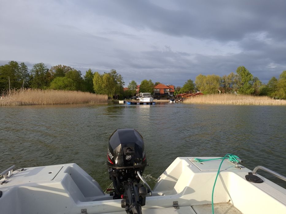 Łódź wędkarska Necko 390 PRS wraz z silnikiem zaburtowym Mercury F15