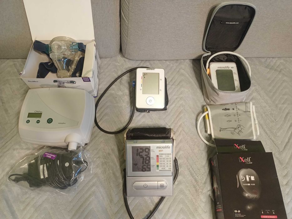 Sprzęt medyczny. Cisnieniomierze glukometr inhalator