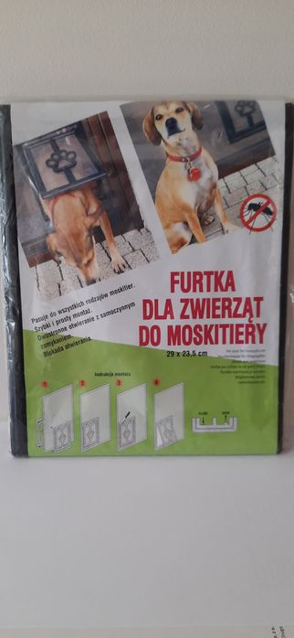 Furtka dla zwierząt do moskitiery