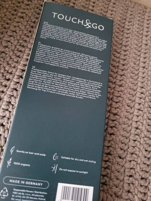 Grzebień touch&go do włosów kręconych