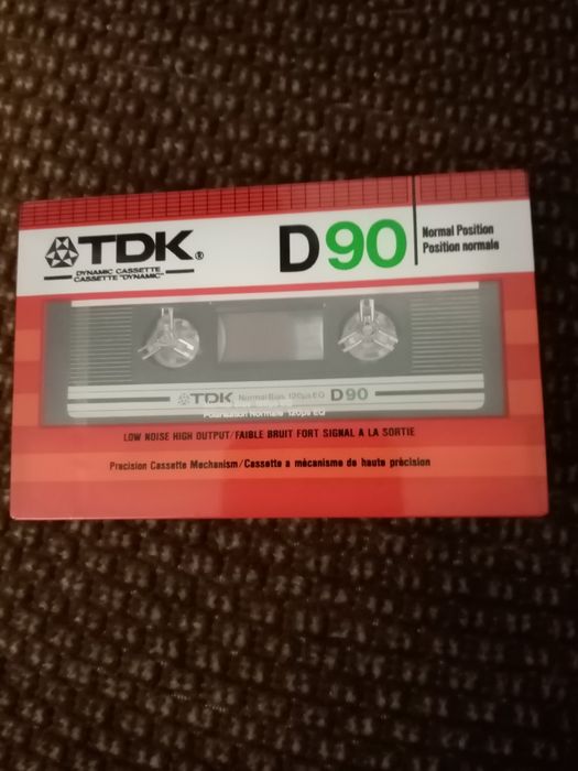 Cassete audio virgem TDK D modelo americano