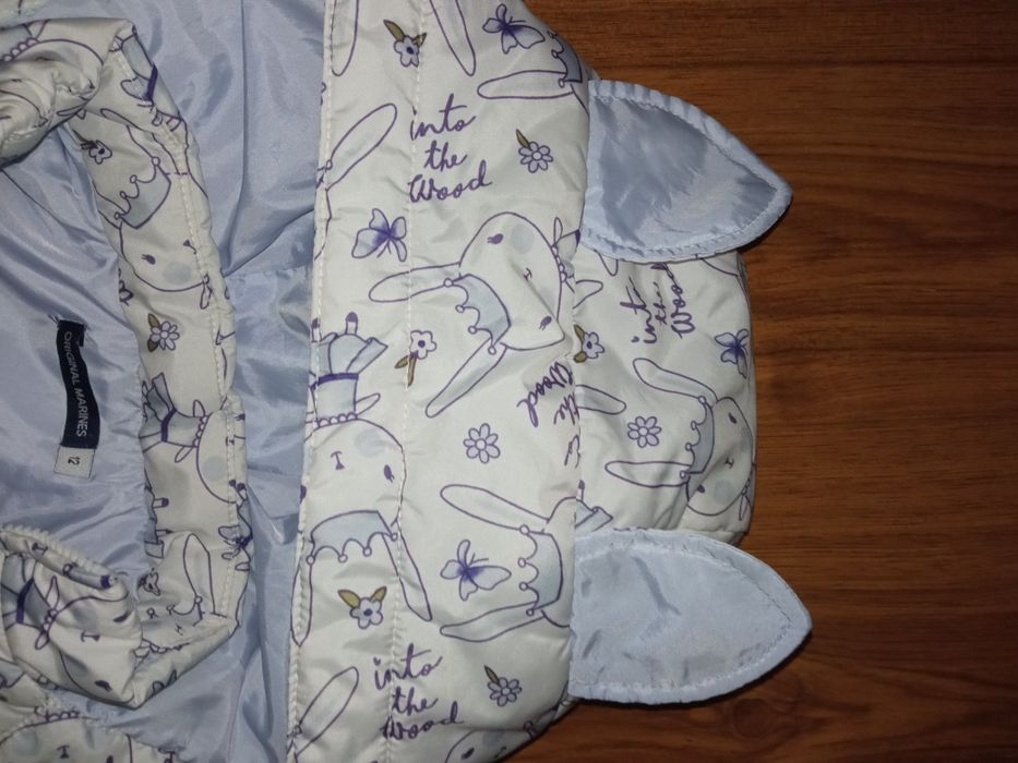 Жилет дитячий original marines з капюшоном дутий