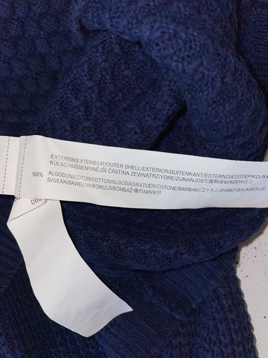 Camisola de malha azul