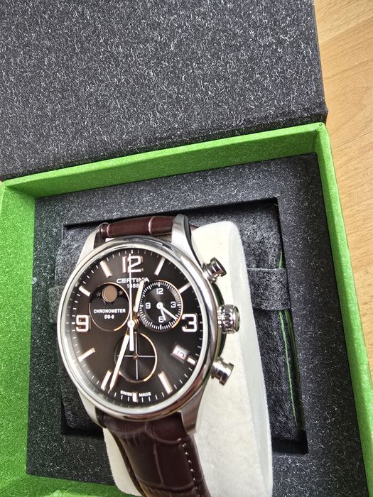 Jak nowy Zegarek Certina DS-8 chronograph moon phase