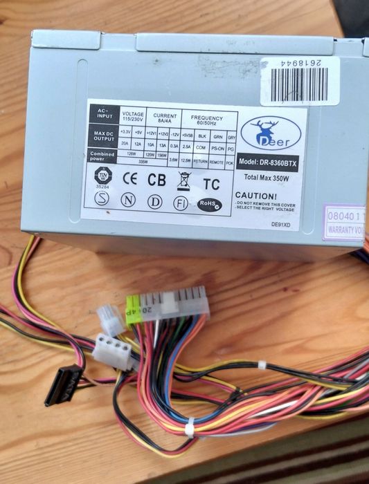 Zasilacz do komputera Deer 350 W.