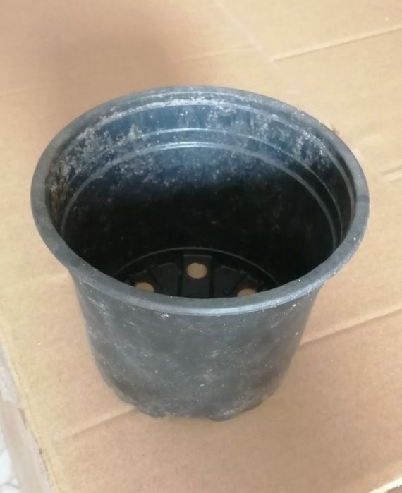 Black Plastic Vase