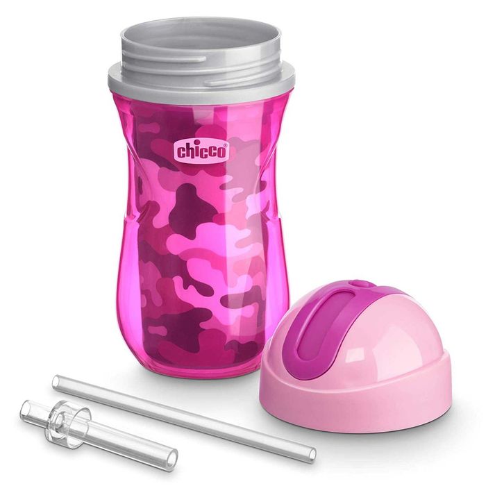 непроливайка Chicco поїльник з трубочкою260мл Insulated Sippy Cup