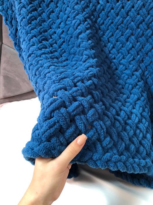 Плед из Ализе Пуффи