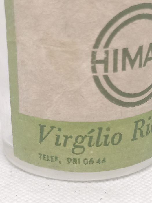 Frasco antigo de laboratório HIMAVI