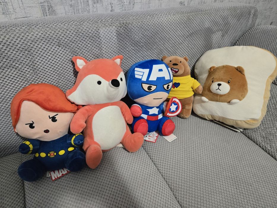 Новые Мягкие игрушки marvel лиса медведь we bare bears
