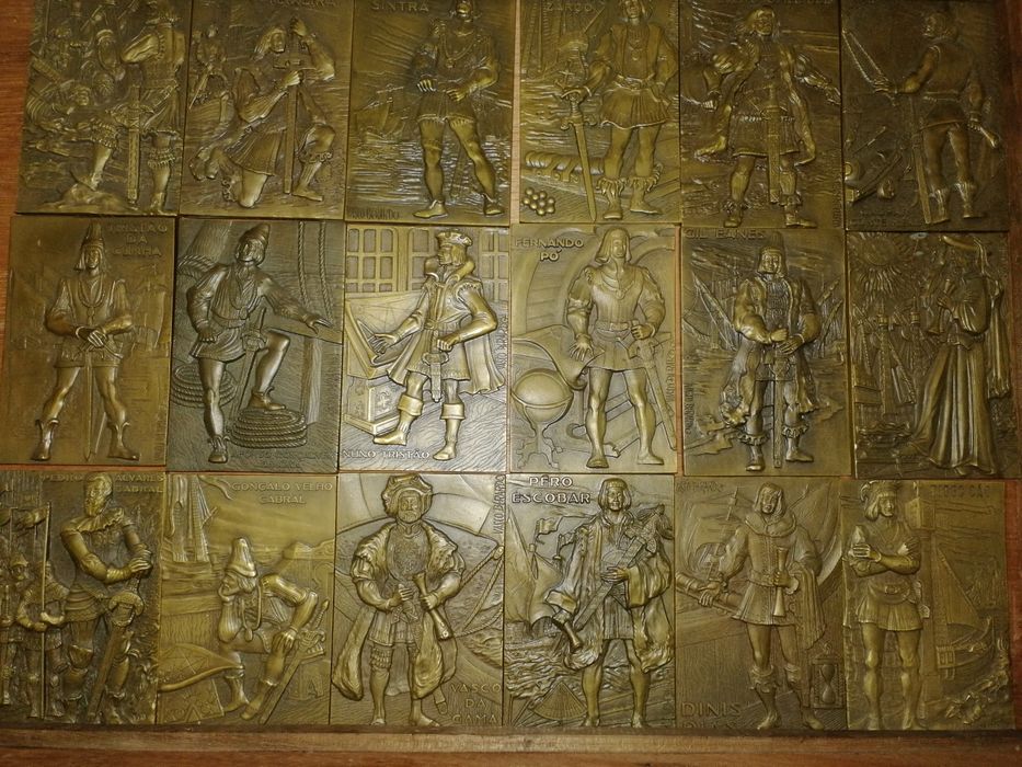 Moedas comemorativas bronze