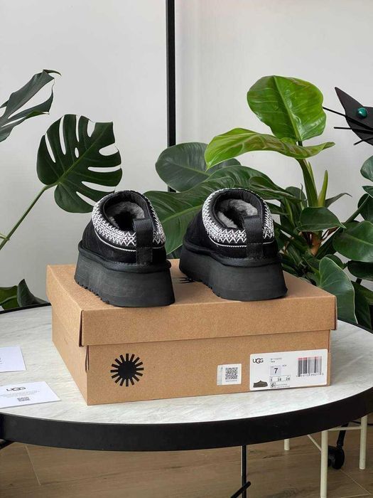 Уггі UGG Tasman Platform Black premium угги осінні/зимові з хутром | Угги натуральные жіночі