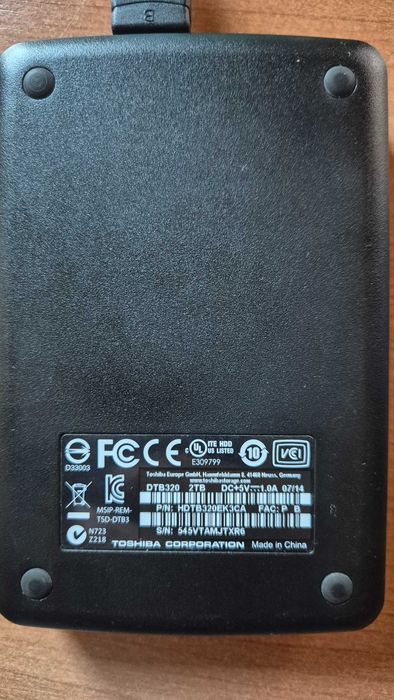 Disco Externo Toshiba 2TB