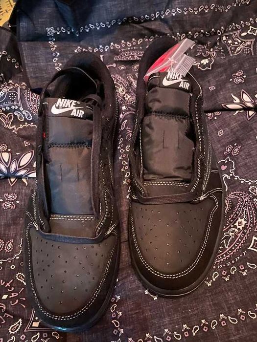 Jordan 1 Retro Low OG SP Travis Scott Black Phantom R.36