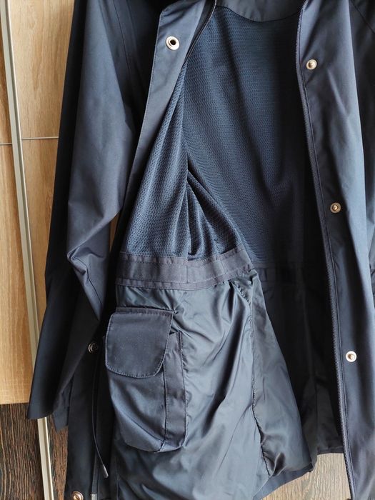 Kurtka przeciwdeszczowa S/M granatowa