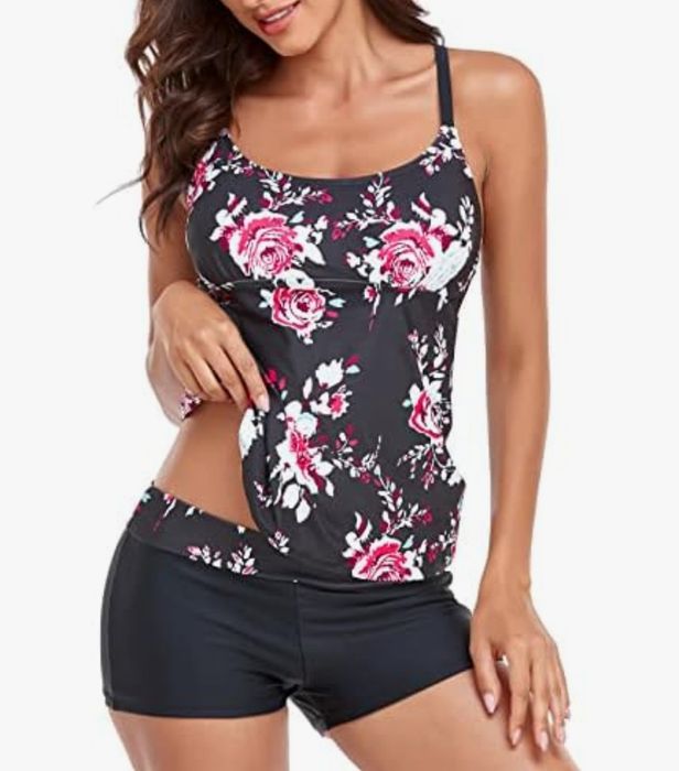 Sixyotie Damski 2-częściowy strój kąpielowy 2 XL