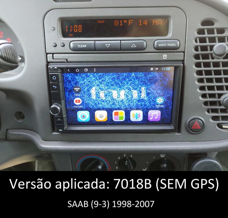 (NOVO) Rádios 2DIN • SAAB • [9-3] • [9-5] • Android GPS 93 95 [4+64GB]