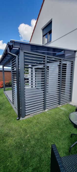 Zadaszenia tarasów, altanki wolnostojące aluminiowe i drewniane