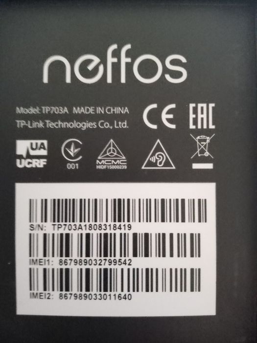 Смартфон Neffos TP703A .ОБМІН.Айфон.Мобіла.Телефон.