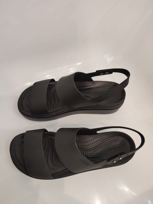 Czarne Sandały Crocs