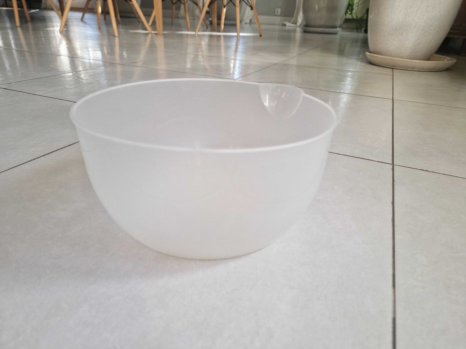 OKAZJA! Duża miska przeźroczysta plastikowa Super Stan!