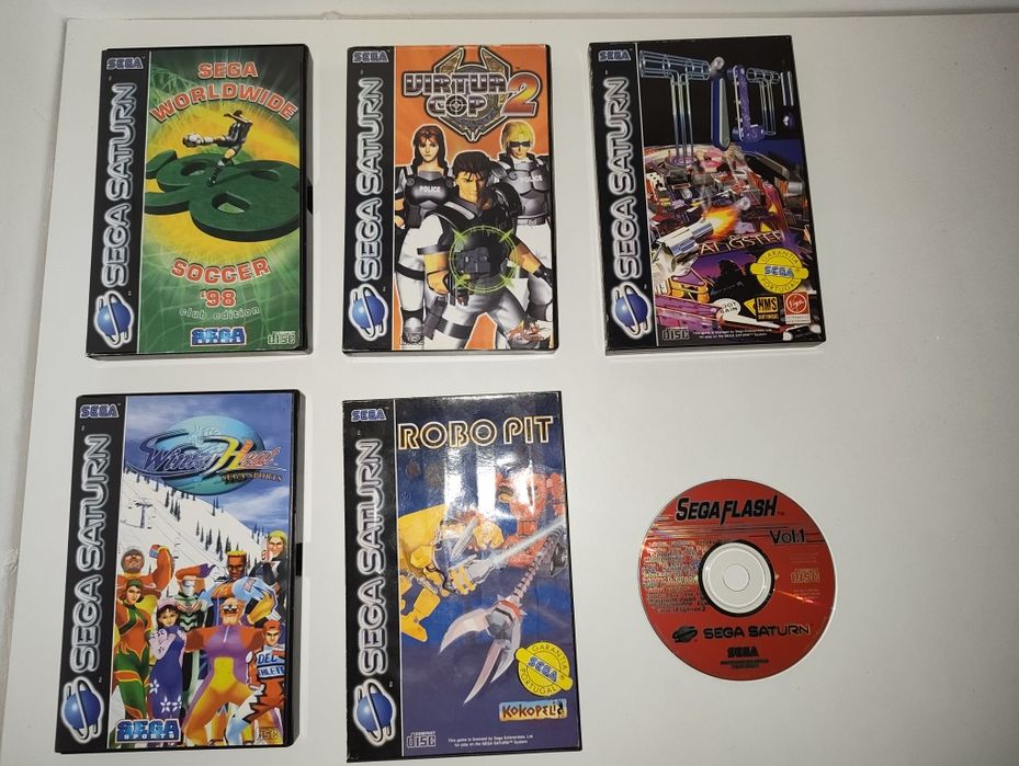 Jogos Sega Saturn Originais PAL – Lote 6 Jogos
