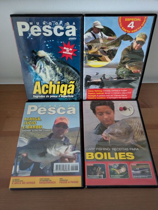 12 DVDs Pesca e Pesca Submarina "Mundo da Pesca"