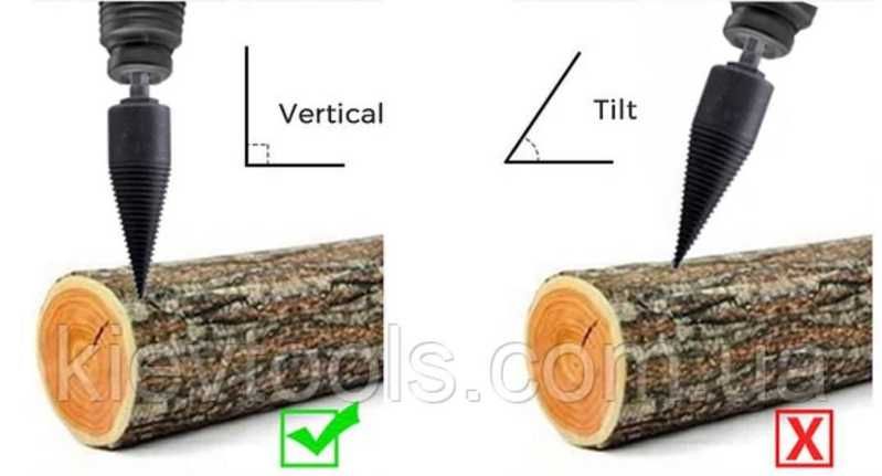 Гвинтовой колун-дровокол на перфоратор