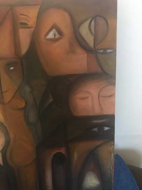 Pintura em tela - Mulher