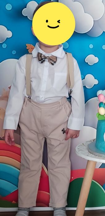 Elegancki komplet chłopiec 98