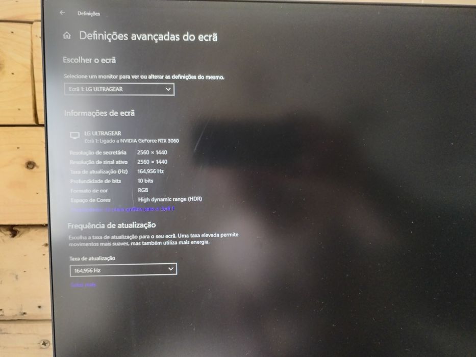 Monitor LG 34polgadas 2k HDR 170Hz
