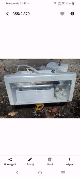 Lodówka Samsung side by side medel RSA 1ZTMG