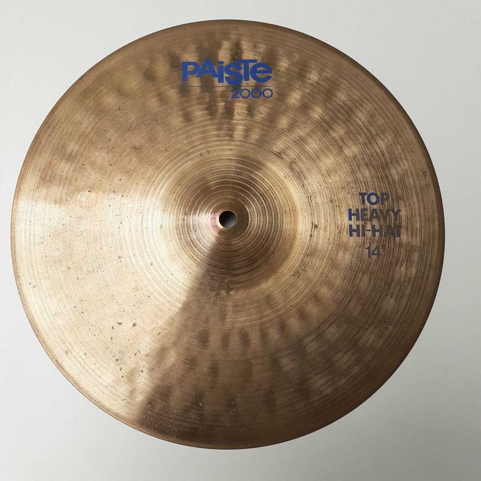 talerze PAISTE 2000 hi-hat Heavy 14" break unikat Made in Switzerland