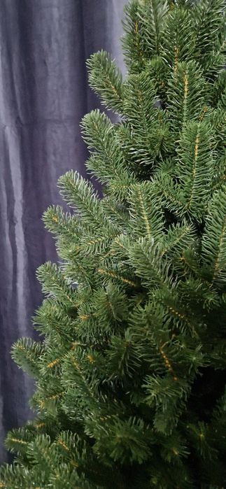 Ялинка штучна лита 150см зелена пишна Елка искусственная литая 1,5м