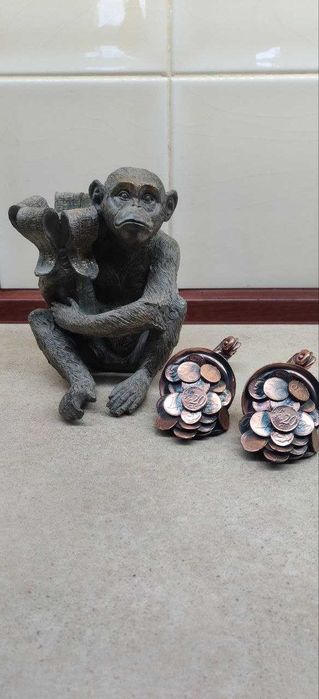 Статуэтки обезьян мавп рог изобилия Фен-Шуй