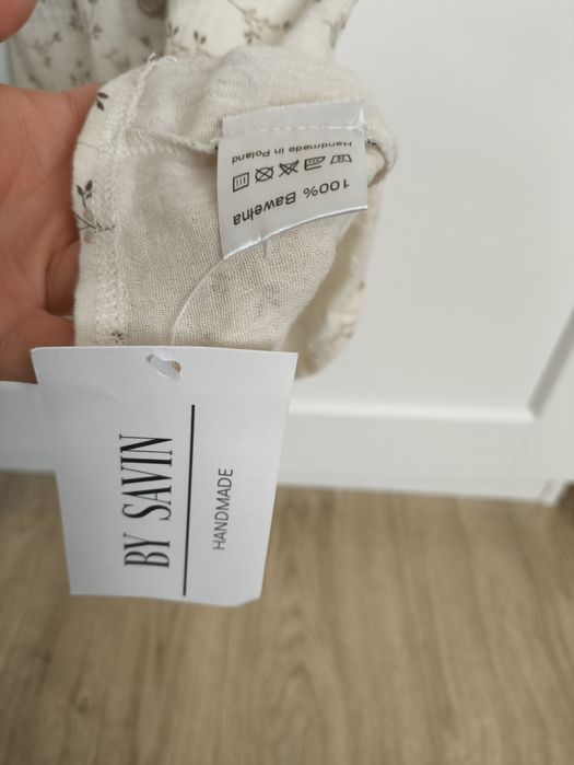 Sukienka By Savin 92 , Nowa , Boho Vintage , handmade